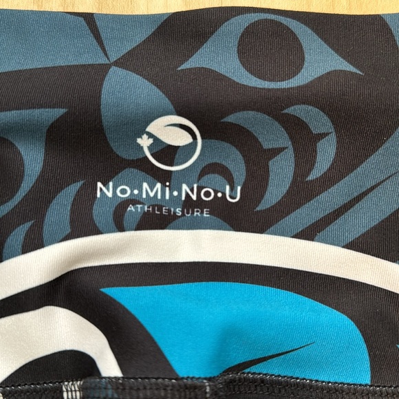 NoMiNoU Wolf Teal Full Length Leggings - Picture 3 of 7